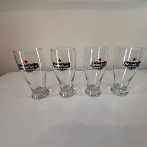Heineken Simple Logo Pint Glass Set Of Four